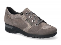 chaussure mobils lacets monika taupe foncé